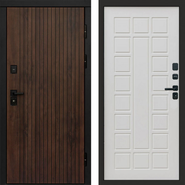 Входная дверь Termo-Door Твист Ультра - Престиж бежевый матовый