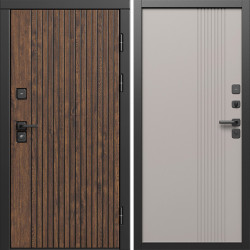 Входная дверь Termo-Door Твист Ультра - Страйп Капучино