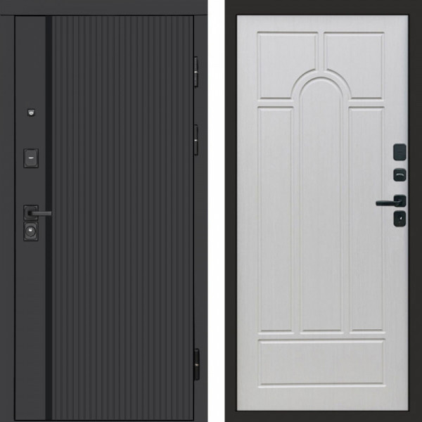 Входная дверь Termo-Door Урбан Black - Арка лиственница