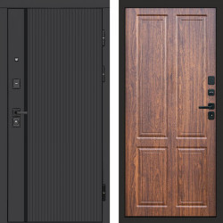 Входная дверь Termo-Door Урбан Black - Без серии Орех стандарт