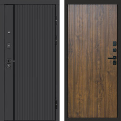 Входная дверь Termo-Door Урбан Black - Flat Дуб