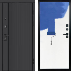 Входная дверь Termo-Door Урбан Black - Гладкая Панель Под Покраску Под покраску (грунт)