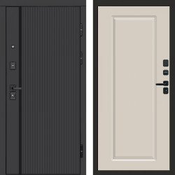 Входная дверь Termo-Door Урбан Black - Гранд Слоновая кость