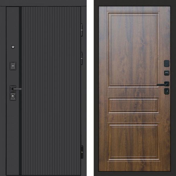 Входная дверь Termo-Door Урбан Black - Классика дуб