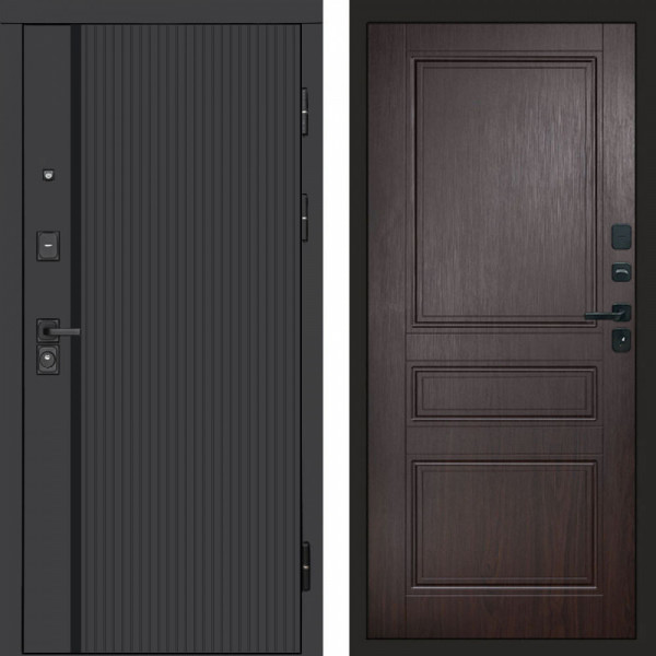 Входная дверь Termo-Door Урбан Black - Классика венге