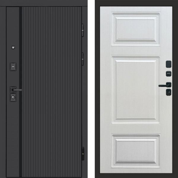 Входная дверь Termo-Door Урбан Black - Лион Лиственница