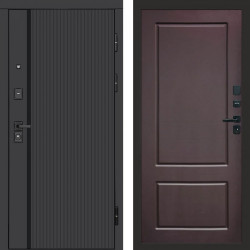 Входная дверь Termo-Door Урбан Black - Марсель Шоколад