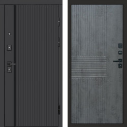 Входная дверь Termo-Door Урбан Black - Мастино Бетон темный