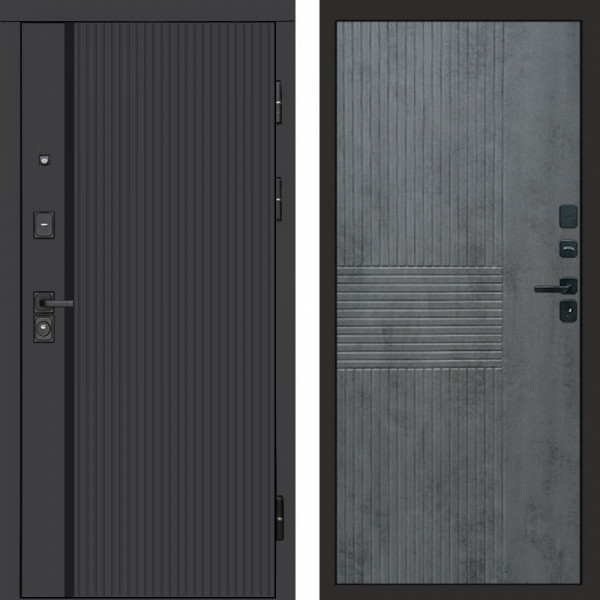 Входная дверь Termo-Door Урбан Black - Мастино Бетон темный