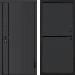 Входная дверь Termo-Door Урбан Black - Нео Графит