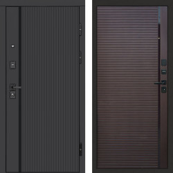 Входная дверь Termo-Door Урбан Black - Porte Шоколад