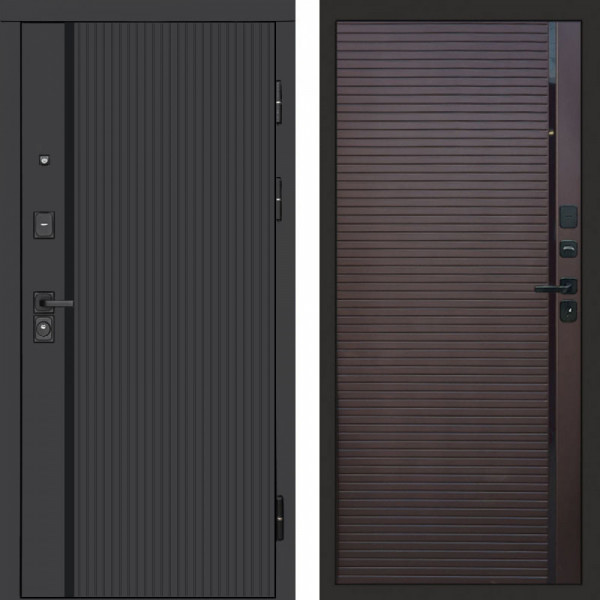 Входная дверь Termo-Door Урбан Black - Porte Шоколад