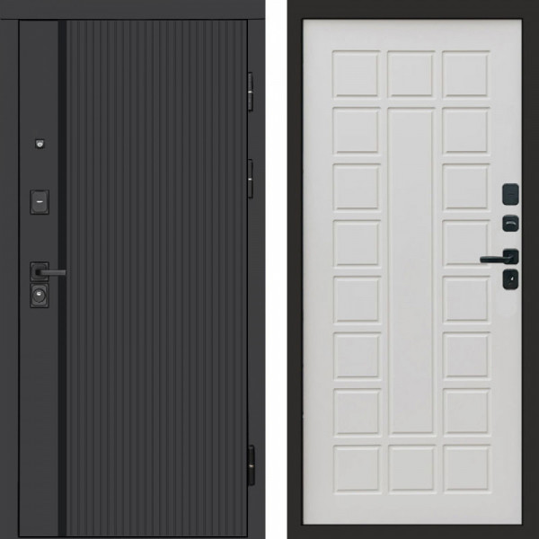 Входная дверь Termo-Door Урбан Black - Престиж бежевый матовый