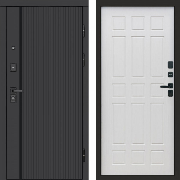 Входная дверь Termo-Door Урбан Black - Спарта лиственница