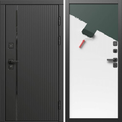 Входная дверь Termo-Door Урбан Блэк - Гладкая Панель Под Покраску (грунт)