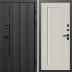 Входная дверь Termo-Door Урбан Блэк - Гранд Слоновая кость