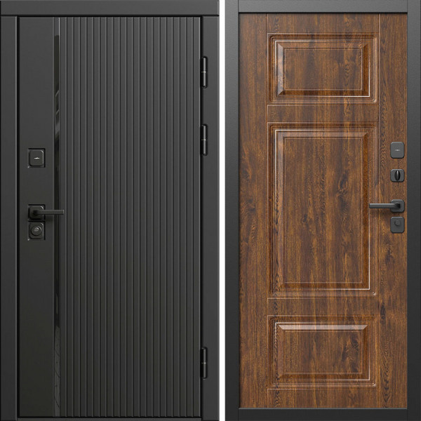 Входная дверь Termo-Door Урбан Блэк - Лион Дуб
