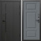 Входная дверь Termo-Door Урбан Блэк - Лион Grey софт