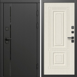 Входная дверь Termo-Door Урбан Блэк - Мадрид Лиственница