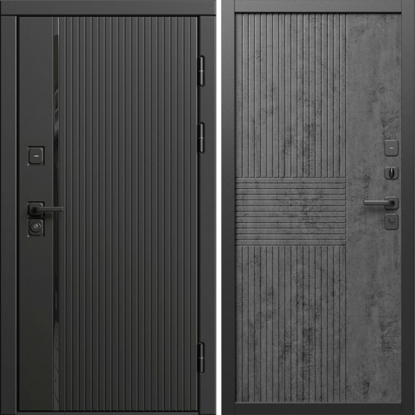 Входная дверь Termo-Door Урбан Блэк - Мастино Бетон темный