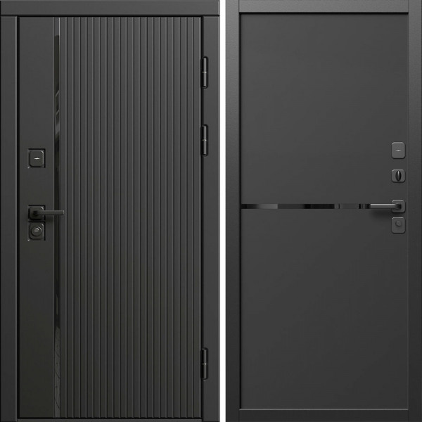 Входная дверь Termo-Door Урбан Блэк - Нео Black