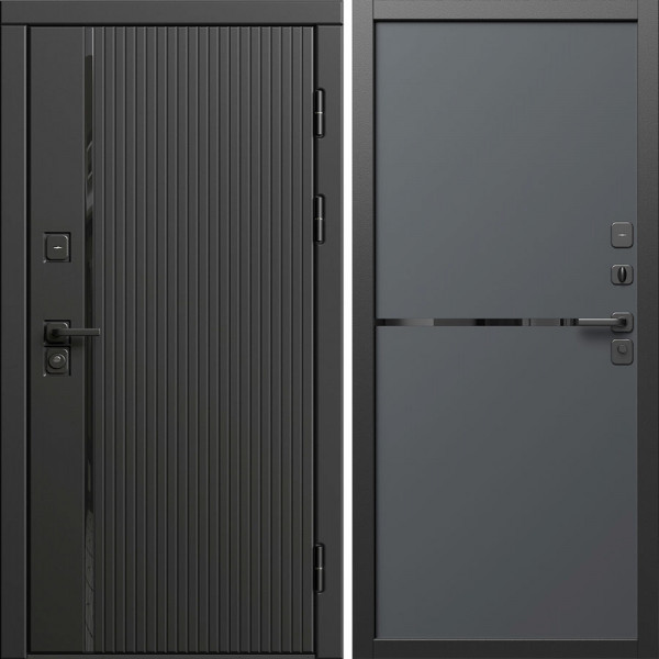 Входная дверь Termo-Door Урбан Блэк - Нео Графит