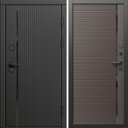 Входная дверь Termo-Door Урбан Блэк - Порте Шоколад
