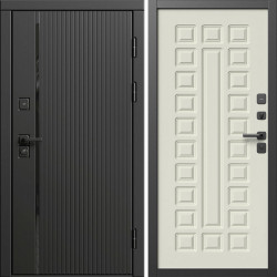 Входная дверь Termo-Door Урбан Блэк - Престиж бежевый матовый