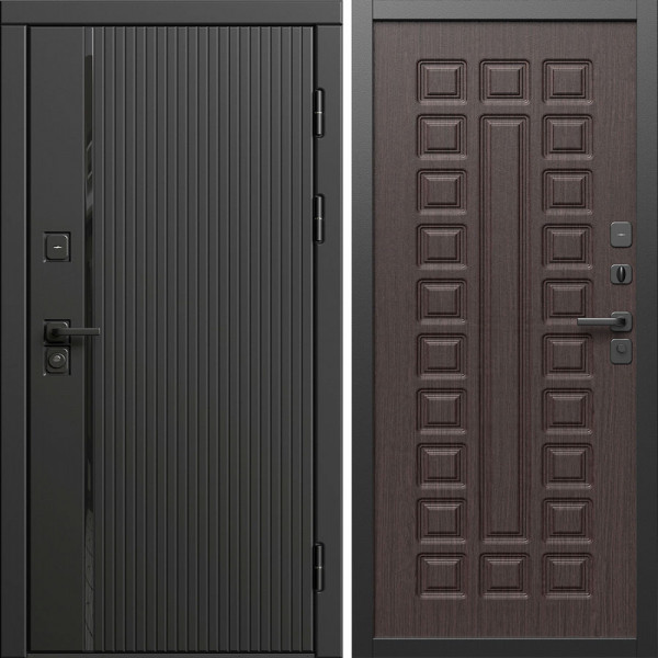 Входная дверь Termo-Door Урбан Блэк - Престиж венге