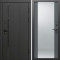 Входная дверь Termo-Door Урбан Блэк - Зеркало Grey Софт