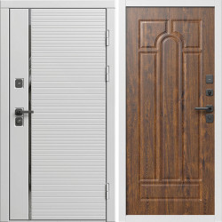 Входная дверь Termo-Door Вайт Лайн - Арка дуб