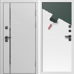 Входная дверь Termo-Door Вайт Лайн - Гладкая Панель Под Покраску (грунт)