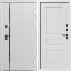 Входная дверь Termo-Door Вайт Лайн - Классика белое дерево
