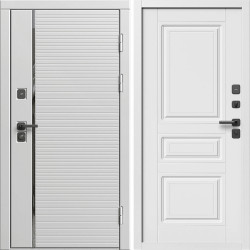 Входная дверь Termo-Door Вайт Лайн - Классика белый матовый