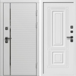 Входная дверь Termo-Door Вайт Лайн - Мадрид Белый софт