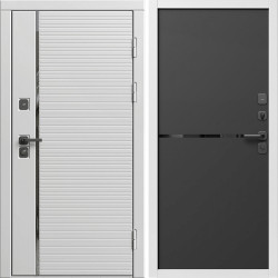 Входная дверь Termo-Door Вайт Лайн - Нео Black