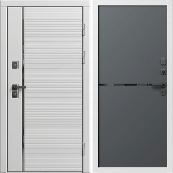 Входная дверь Termo-Door Вайт Лайн - Нео Графит