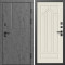 Входная дверь Termo-Door Вертикаль Бетон Темный - Арка лиственница