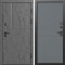 Входная дверь Termo-Door Вертикаль Бетон Темный - Горизонт Grey софт