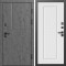 Входная дверь Termo-Door Вертикаль Бетон Темный - Гранд Белый софт