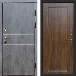 Входная дверь Termo-Door Вертикаль Бетон Темный - Гранд Дуб