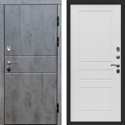 Входная дверь Termo-Door Вертикаль Бетон Темный - Классика лиственница