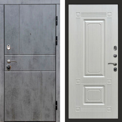 Входная дверь Termo-Door Вертикаль Бетон Темный - Мадрид Лиственница