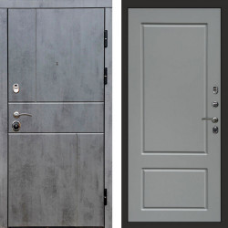 Входная дверь Termo-Door Вертикаль Бетон Темный - Марсель Grey софт