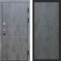 Входная дверь Termo-Door Вертикаль Бетон Темный - Мастино Бетон темный