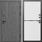 Входная дверь Termo-Door Вертикаль Бетон Темный - Нео White