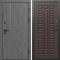 Входная дверь Termo-Door Вертикаль Бетон Темный - Престиж венге