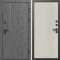 Входная дверь Termo-Door Вертикаль Бетон Темный - Страйп Слоновая Кость