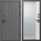 Входная дверь Termo-Door Вертикаль Бетон Темный - Зеркало Фацет Белый софт
