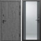 Входная дверь Termo-Door Вертикаль Бетон Темный - Зеркало Grey Софт